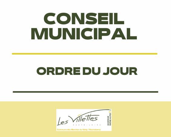 Prochain conseil municipal