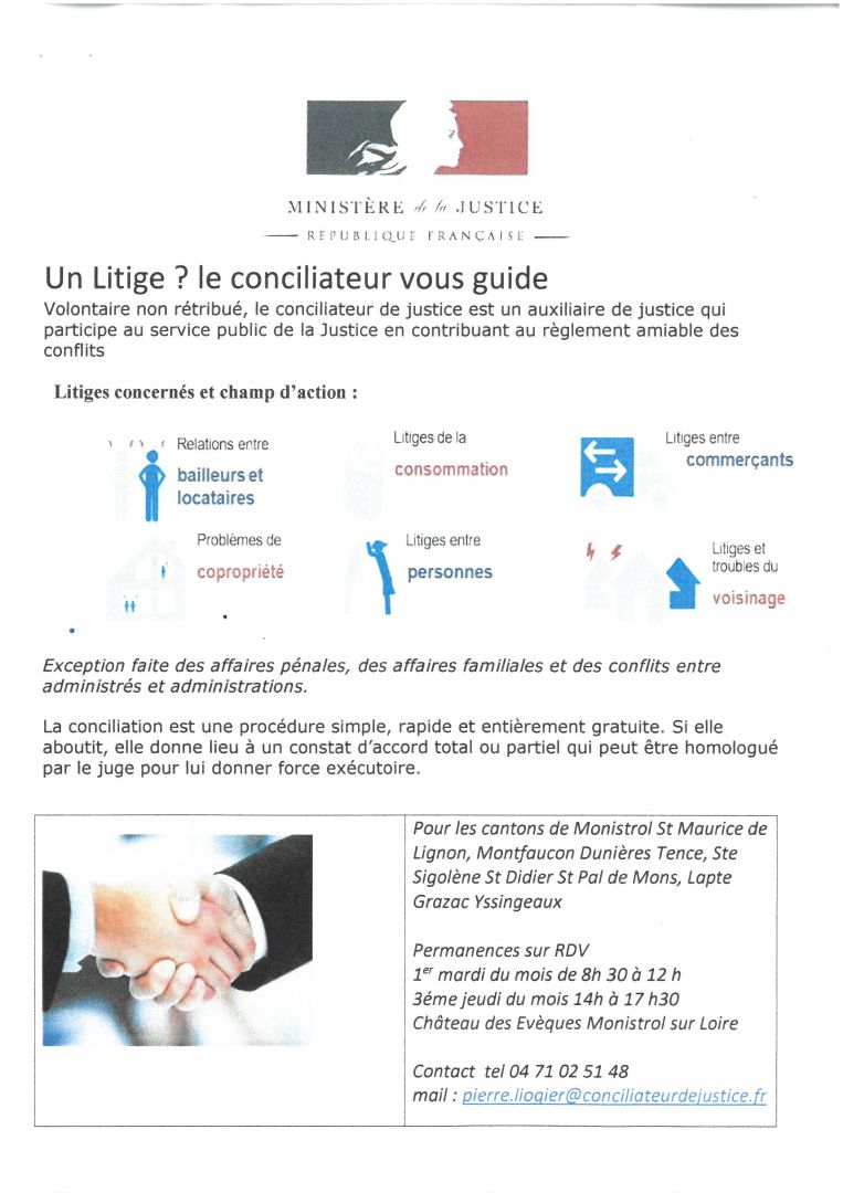 Un litige ? le conciliateur de justice vous guide